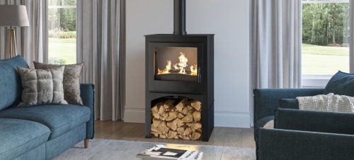 Nordic Fire Cottage met verhoogd houtvak